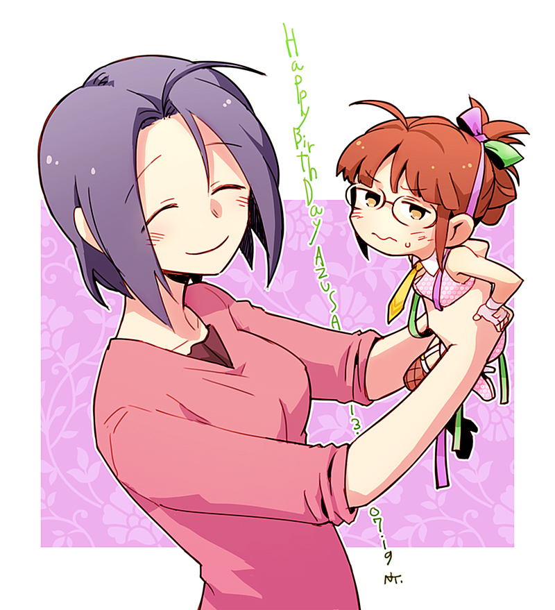 miura azusa and akizuki ritsuko (idolmaster) drawn by nightea
