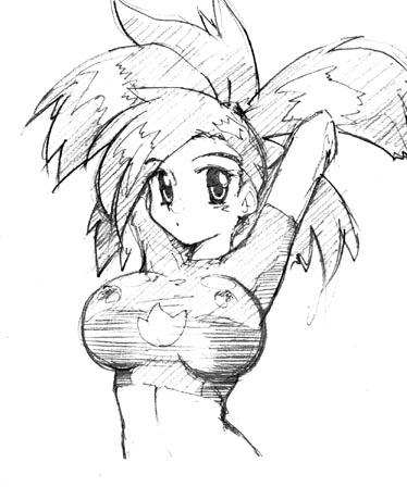 flannery (pokemon and 1 more) drawn by geropper
