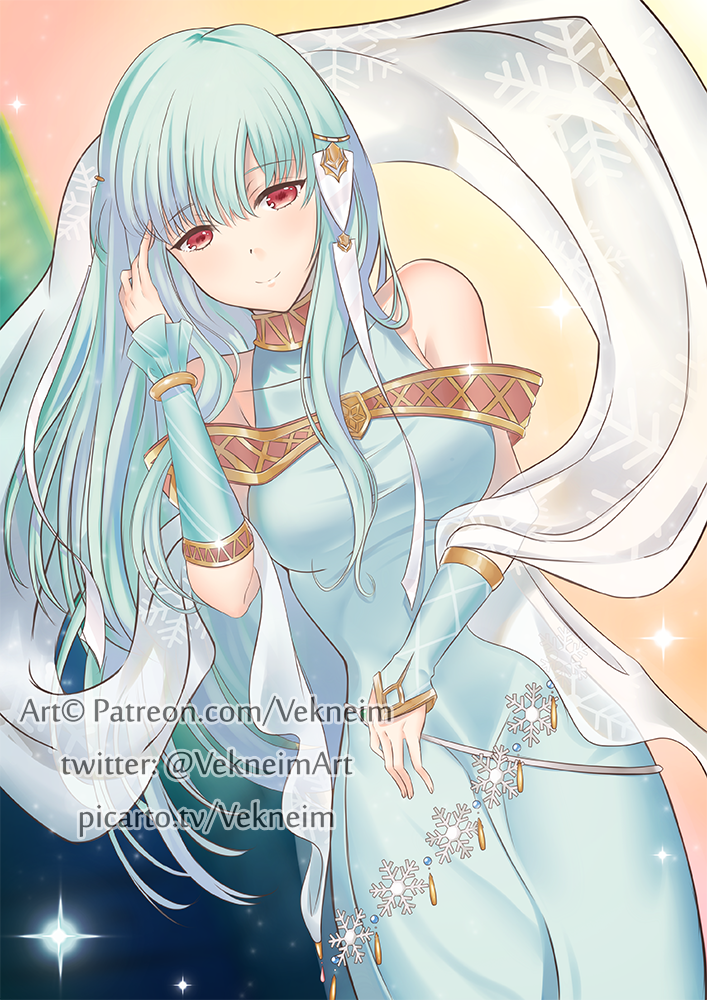 ninian (fire emblem and 2 more) drawn by vekneim