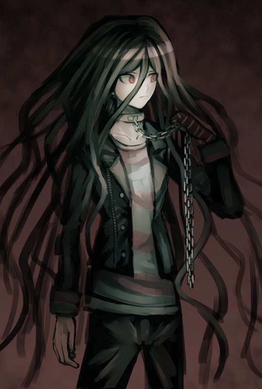 komaeda nagito, kamukura izuru, and servant (danganronpa and 1 more) drawn by wamigakiko