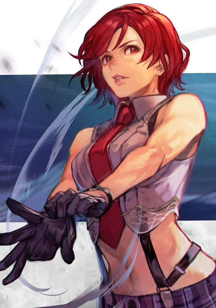 vanessa (the king of fighters) drawn by hungry_clicker