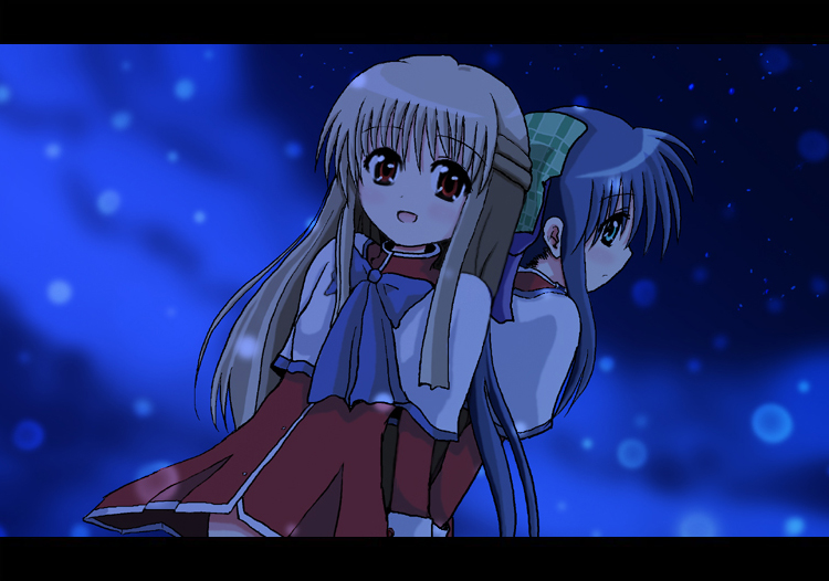 kawasumi mai and kurata sayuri (kanon) drawn by kurasaki_shin'ya