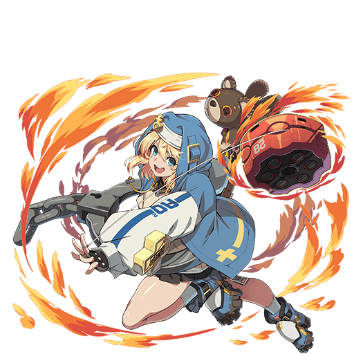 bridget and roger (guilty gear and 2 more)