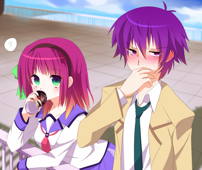 nakamura yuri and noda (angel beats!) drawn by shizuki_sayaka