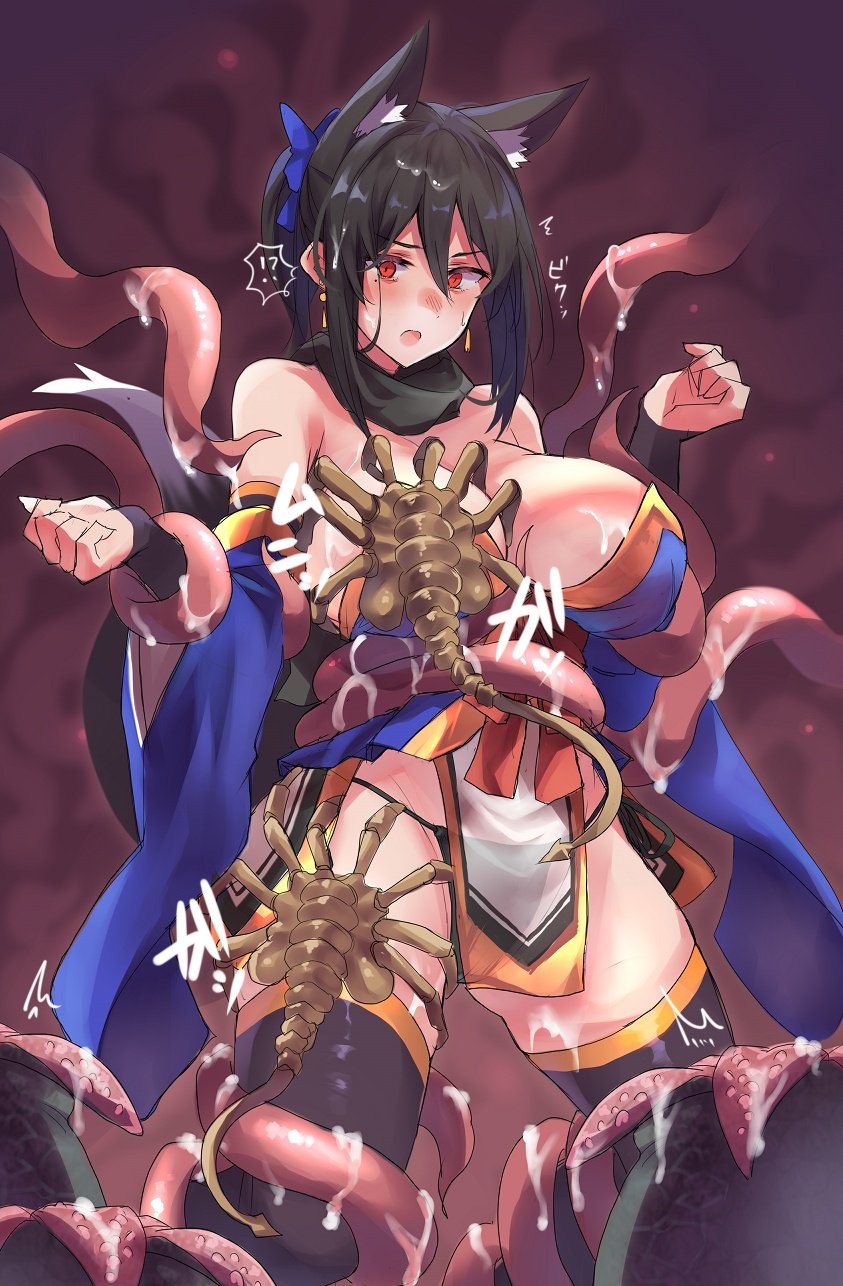 facehugger (original and 1 more) drawn by sawaya_(mizukazu)