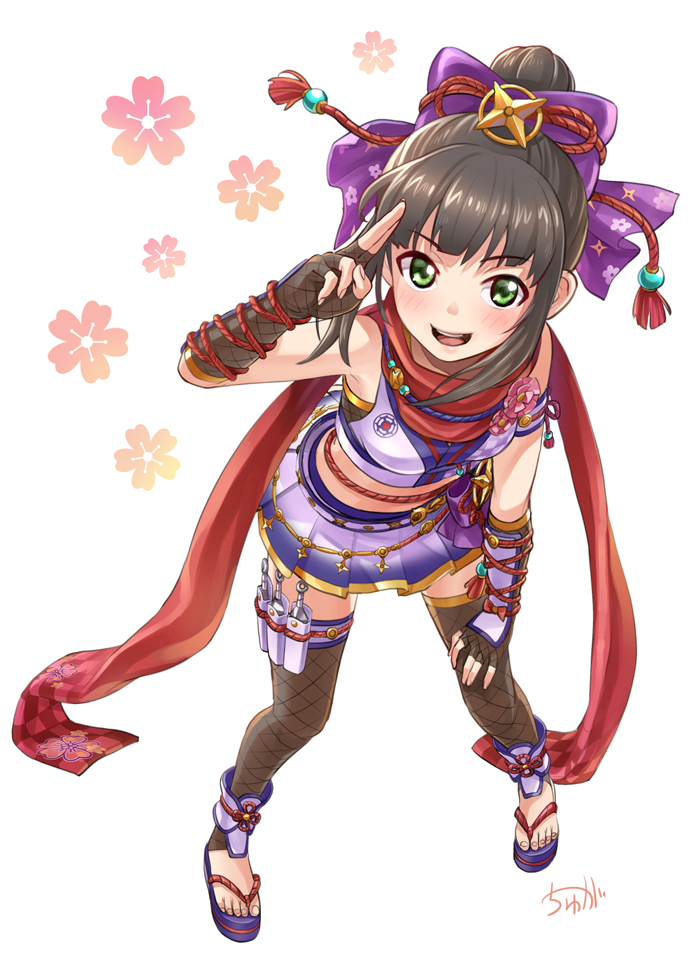 hamaguchi ayame (idolmaster and 1 more) drawn by tyuga