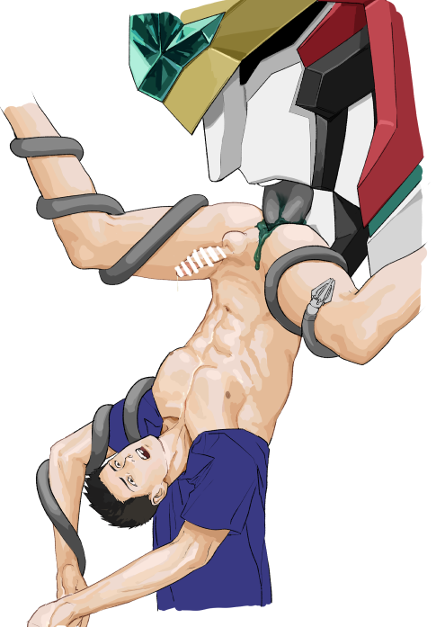 ao isami and bravern (yuuki bakuhatsu bang bravern) drawn by xylo_bee