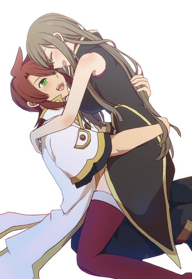tear grants and luke fon fabre (tales of and 1 more) drawn by komegura