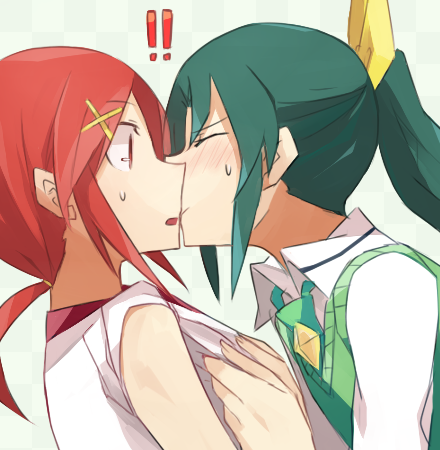 midorikawa nao and hino akane (precure and 1 more) drawn by aoki_shizumi