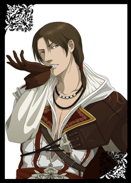 ezio auditore da firenze (kuroshitsuji and 1 more) drawn by gb_(doubleleaf)