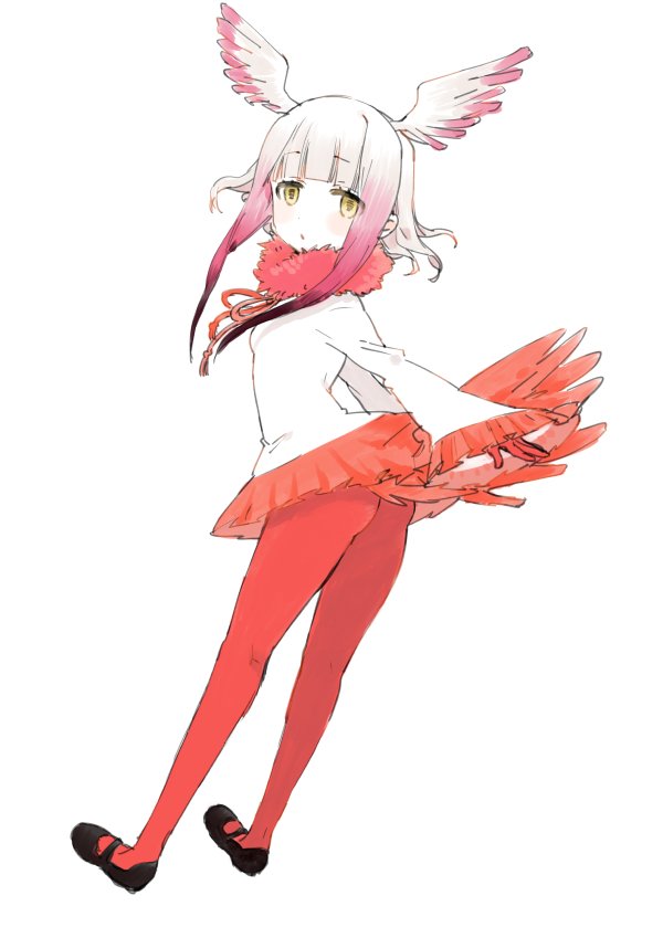 japanese crested ibis (kemono friends) drawn by nakayama_miyuki