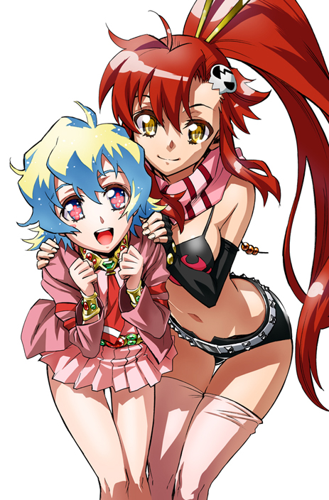 yoko littner and nia teppelin (tengen toppa gurren lagann) drawn by mori_kotarou