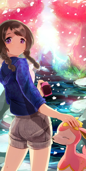 deerling and yamana akane (pokemon and 2 more) drawn by onaramaru