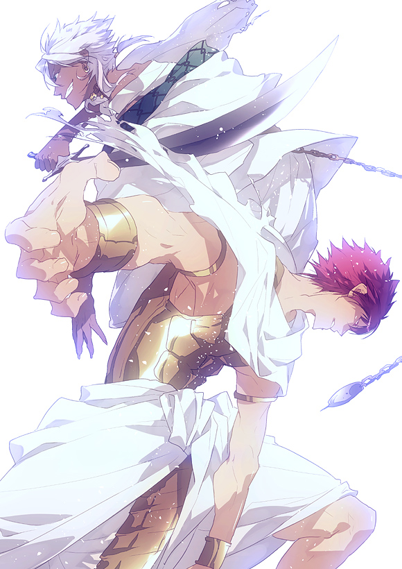 masrur and sharrkan (magi the labyrinth of magic) drawn by hiramatsu_(rama)