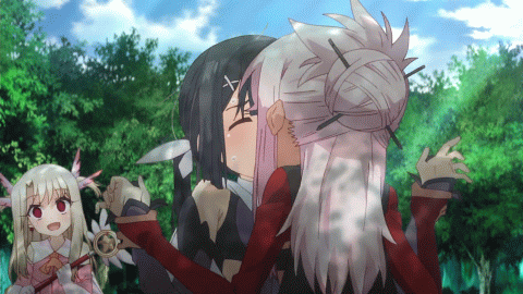 illyasviel von einzbern, chloe von einzbern, miyu edelfelt, prisma illya, and magical ruby (fate and 1 more)