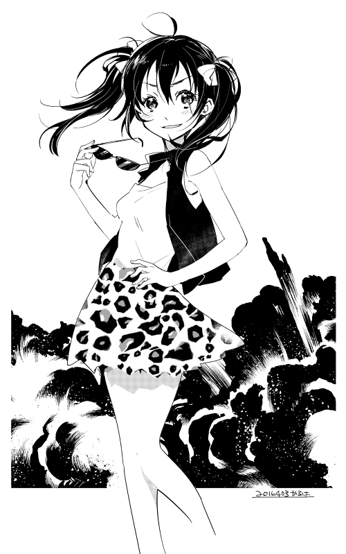 yazawa nico (love live! and 1 more) drawn by karuha