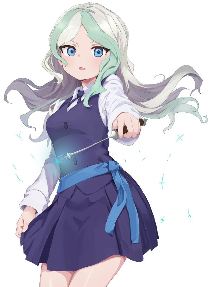 diana cavendish (little witch academia) drawn by hues_sunk