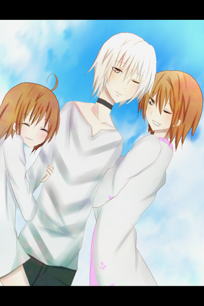 accelerator, last order, and misaka worst (toaru majutsu no index and 1 more) drawn by kooru