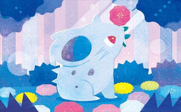 nidoran (pokemon and 1 more) drawn by miki_kudo