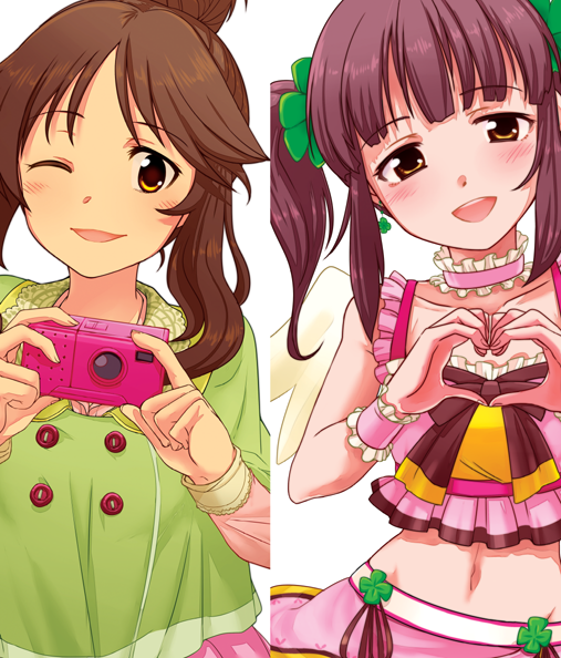 ogata chieri and takamori aiko (idolmaster and 1 more) drawn by rison