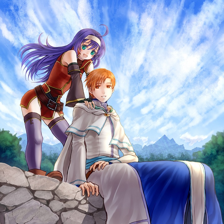 mia and rhys (fire emblem and 1 more) drawn by hanasaki_komugi