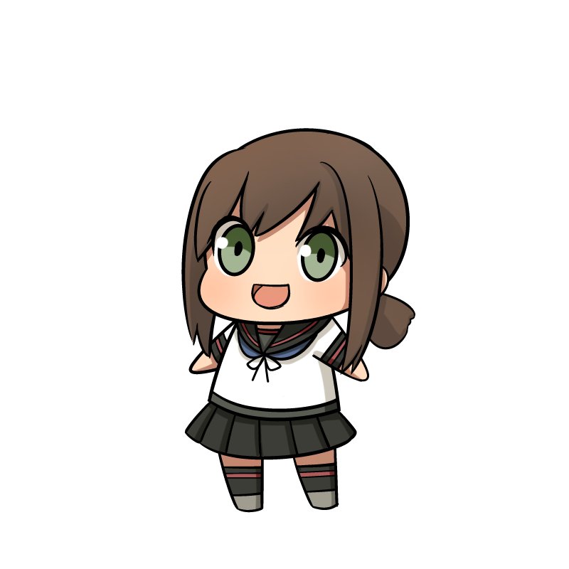 fubuki and fubuki kai ni (kantai collection) drawn by kagami_kino