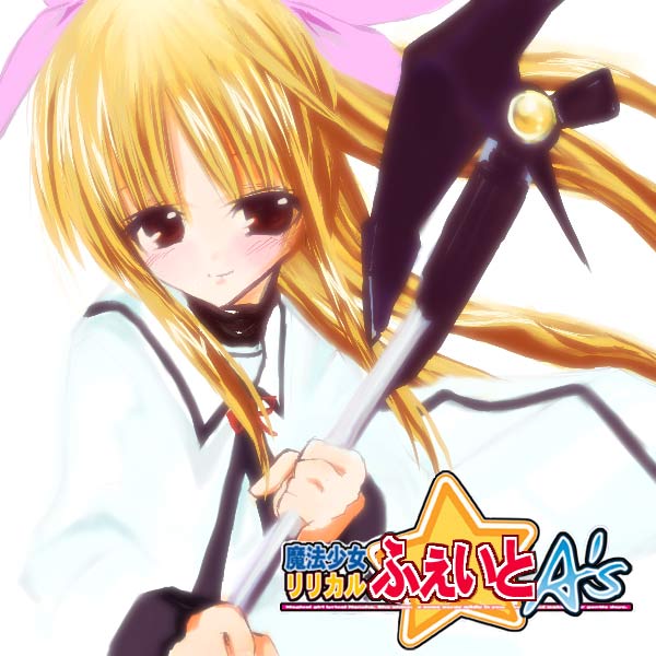 fate testarossa and bardiche (lyrical nanoha and 2 more) drawn by eima_hiyou