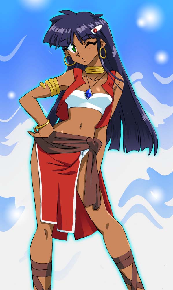 nadia la arwall (fushigi no umi no nadia) drawn by onnaski