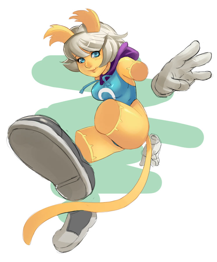 ms. fortune and rayman (skullgirls and 1 more) drawn by greenmarine