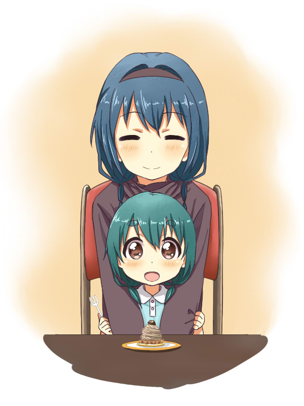 furutani himawari and furutani kaede (yuruyuri) drawn by shikou_sakugo_(qqap9gt9k)