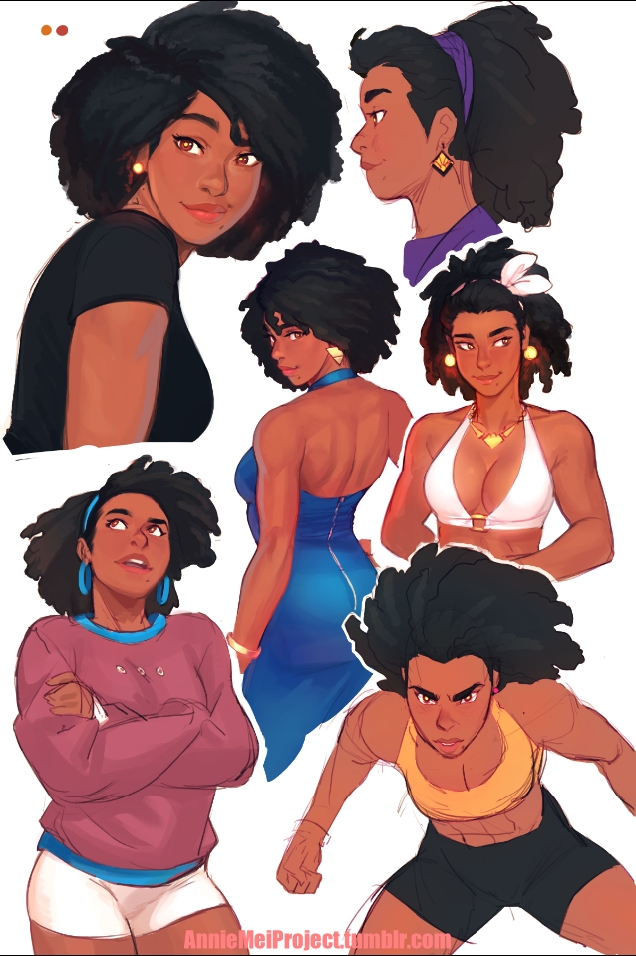 retro mei (annie mei project) drawn by caleb_thomas