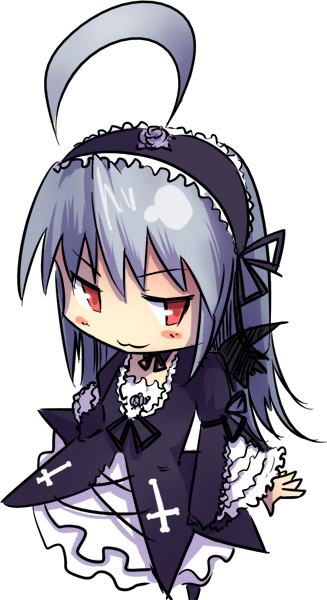 izumi konata and suigintou (lucky star and 1 more) drawn by aki_toshi