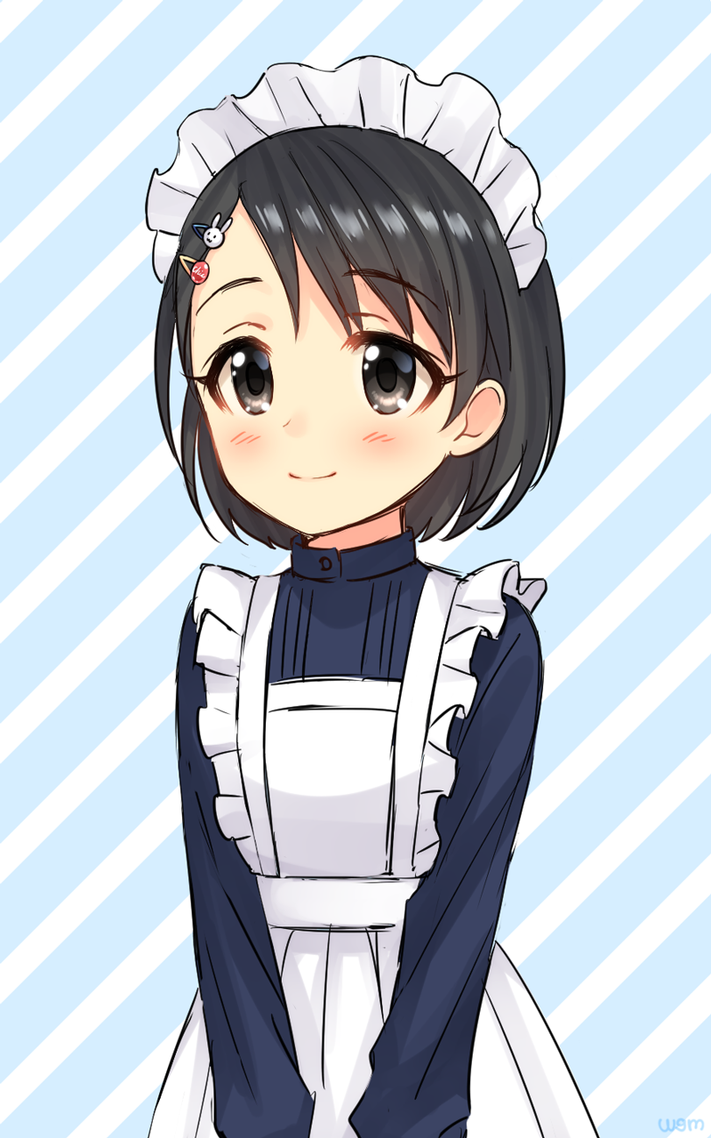 sasaki chie (idolmaster and 1 more) drawn by wgm_oekaki