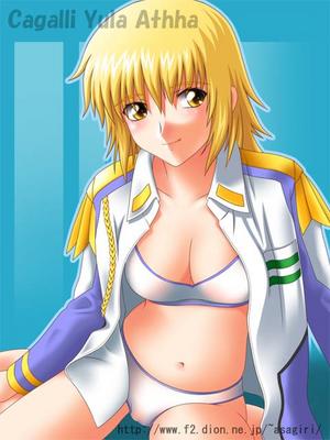 cagalli yula athha (gundam and 2 more) drawn by asagiri_(houri-ten)