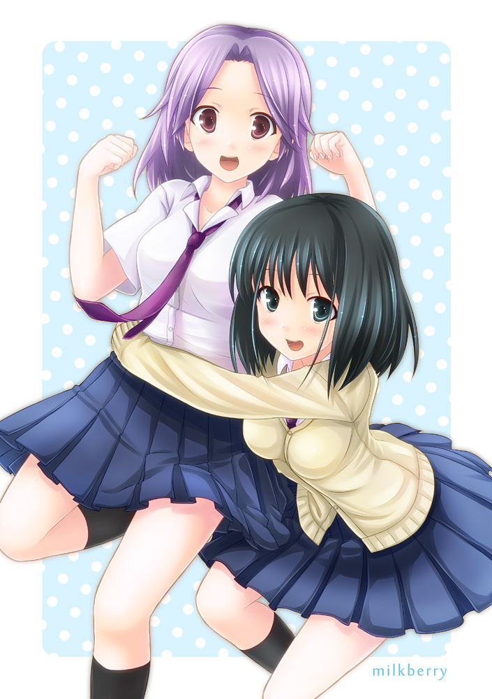 touyoko momoko and kajiki yumi (saki) drawn by kisaragi_miyu