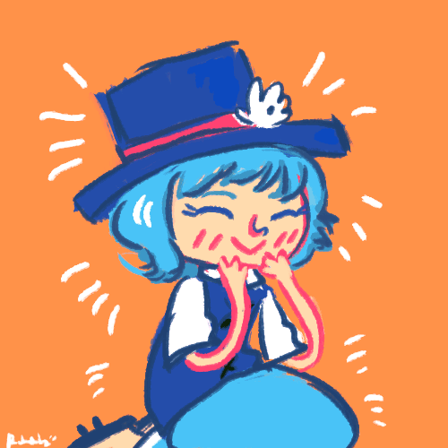tatara kogasa (touhou) drawn by rubin
