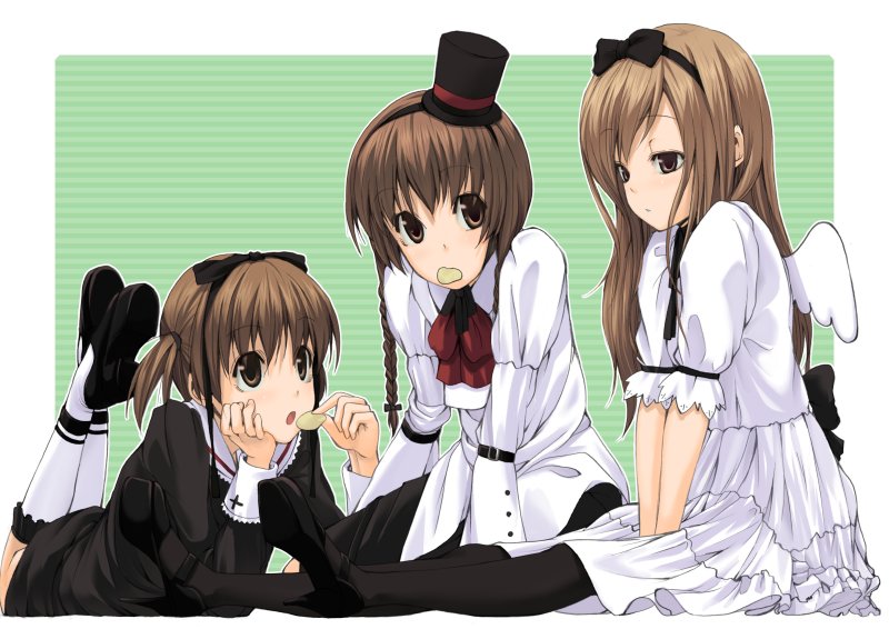 fukuzawa yumi, toudou shimako, and shimazu yoshino (maria-sama ga miteru) drawn by luna_(reclaimed_land)