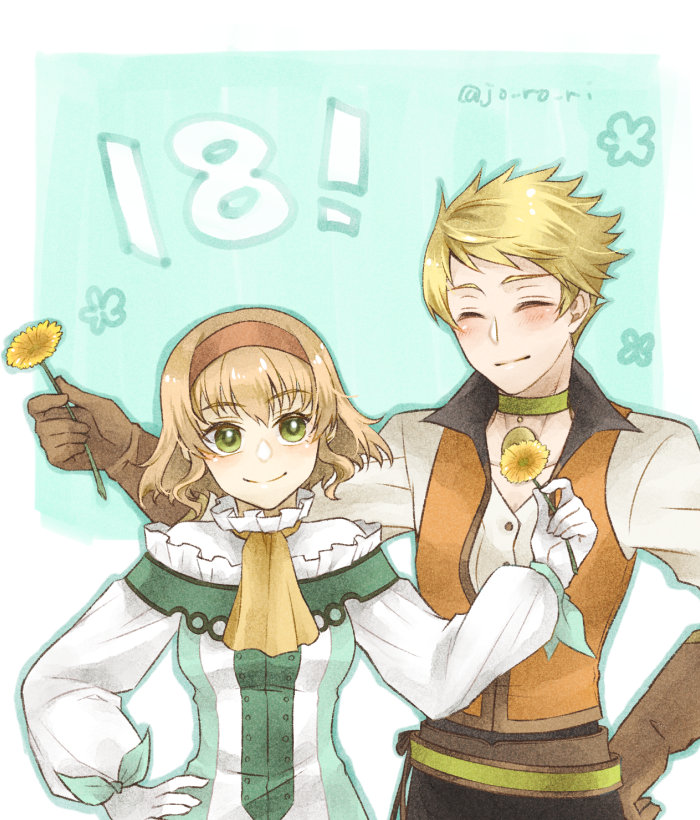 natalia luzu kimlasca lanvaldear and guy cecil (tales of and 1 more) drawn by jo_ro_ri