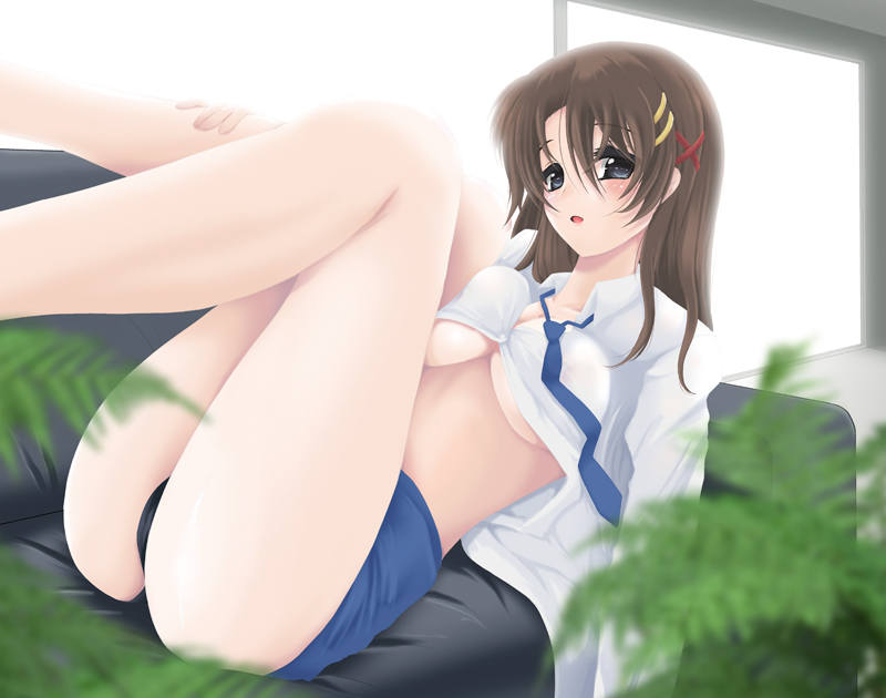 yagami hayate (lyrical nanoha and 2 more) drawn by frapowa