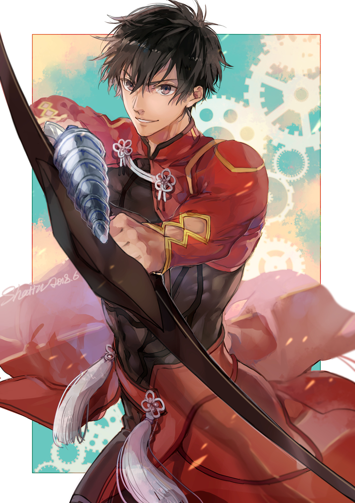 archer and arash (fate and 1 more) drawn by shatin_(pomelomcp)