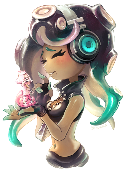 marina and pearl (splatoon and 1 more) drawn by inumura_(inu_noya)