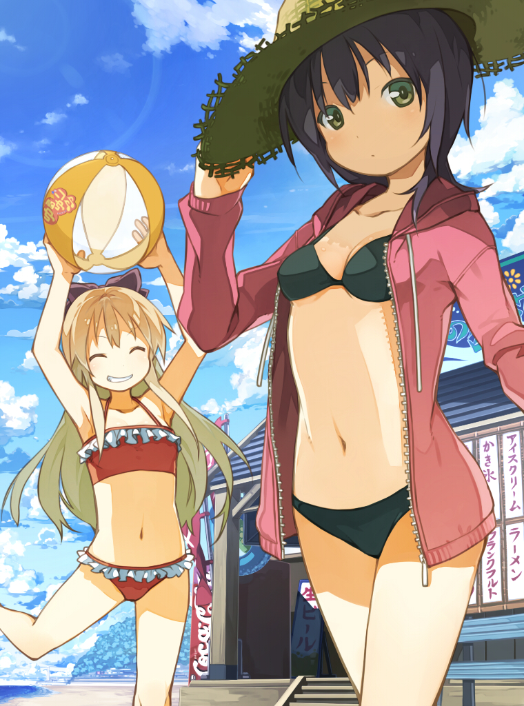 toshinou kyouko and funami yui (yuruyuri) drawn by yuguru