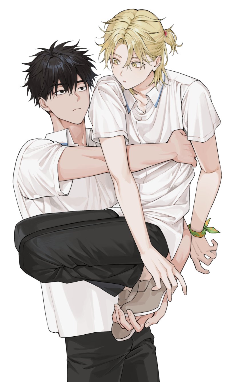 baek eunyung and goh haejoon (no home) drawn by 5_taku