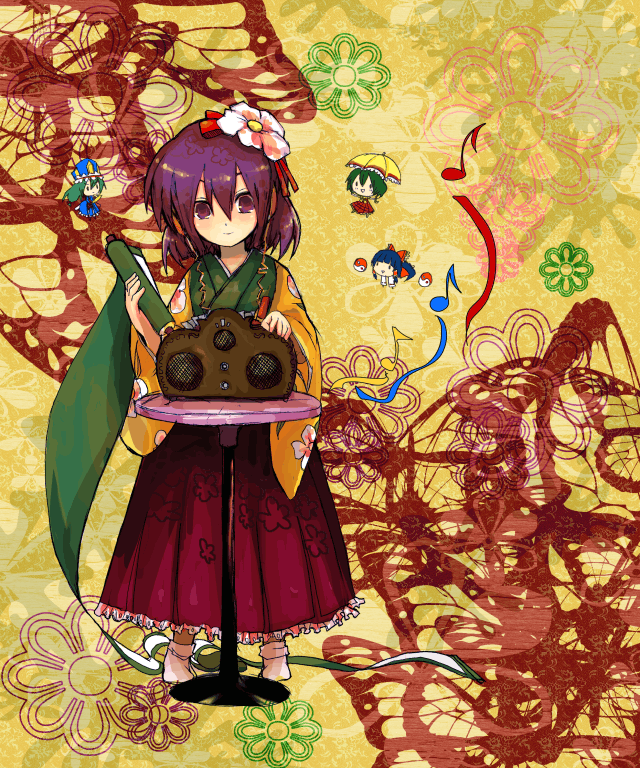 hakurei reimu, kazami yuuka, shiki eiki, and hieda no akyuu (touhou) drawn by aki_(mare_desiderii)