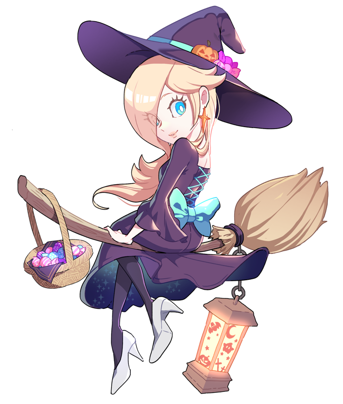 rosalina (mario and 2 more) drawn by hoshikuzu_pan