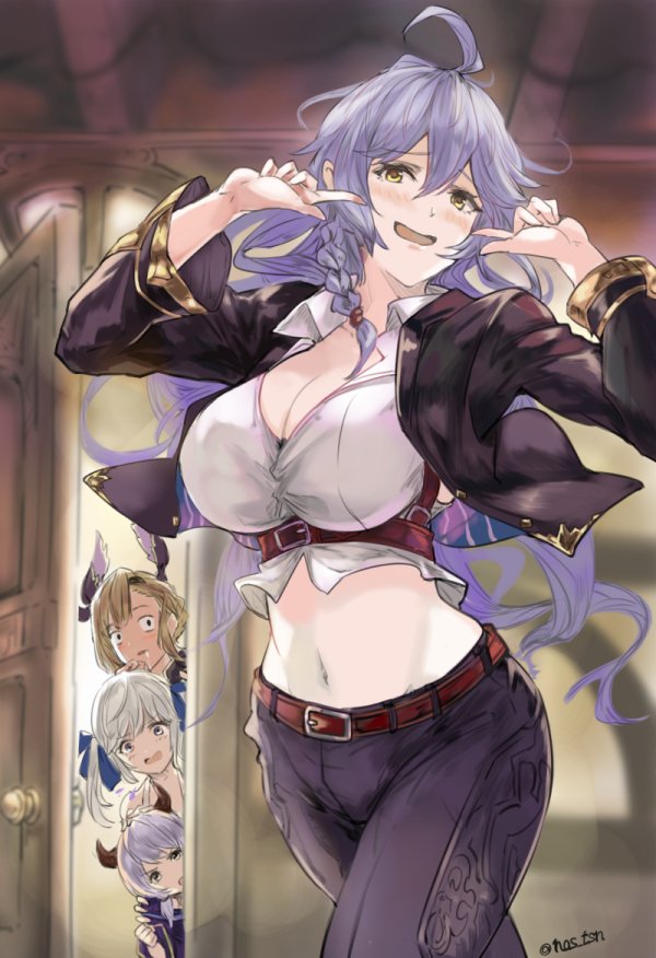 silva, tweyen, camieux, and cucouroux (granblue fantasy) drawn by nos_(nos_tsn)