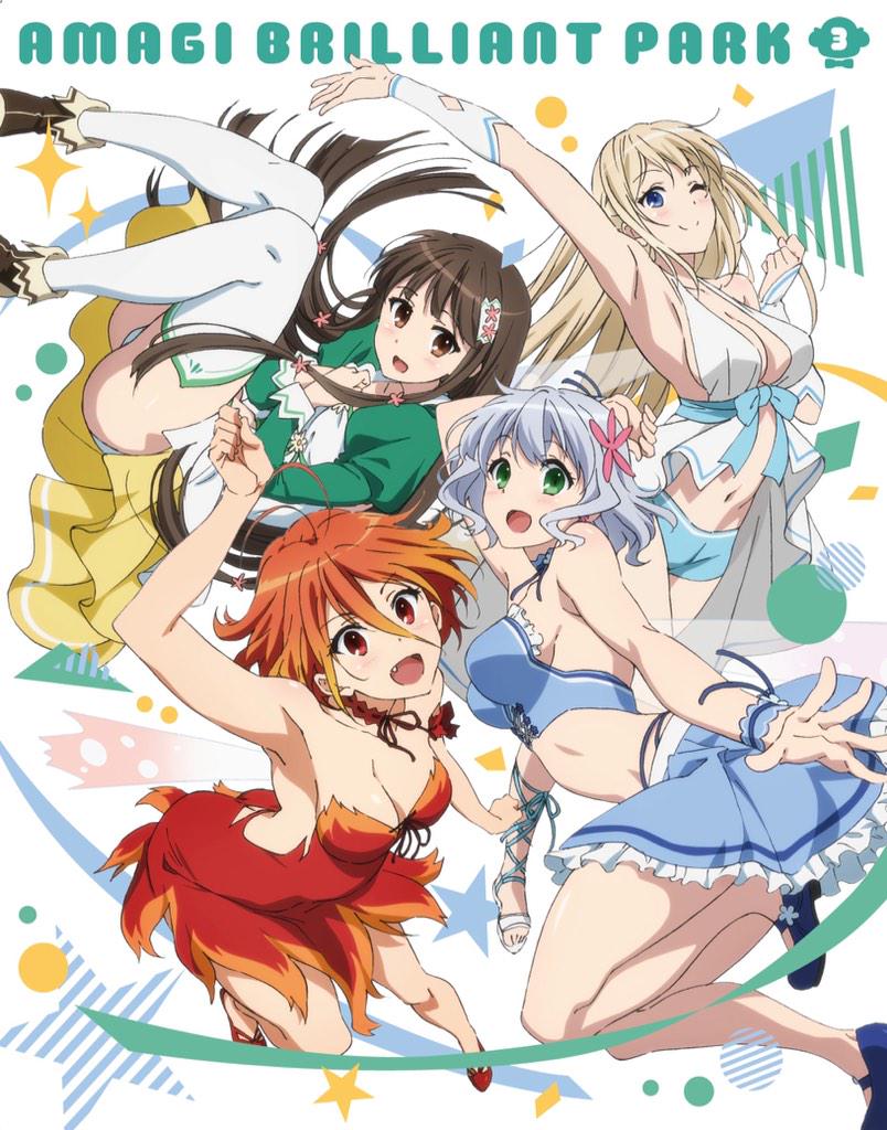 muse, sylphy, salama, and koborii (amagi brilliant park)
