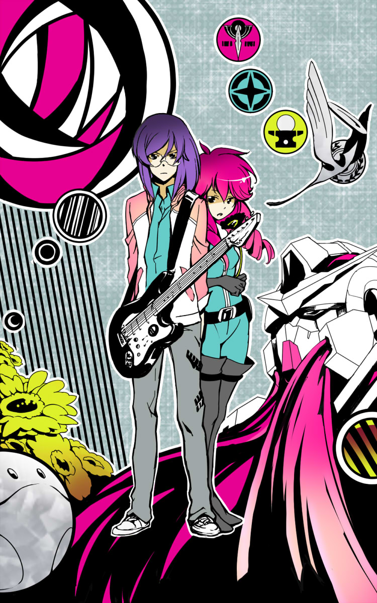 tieria erde and feldt grace (gundam and 1 more) drawn by sorabo