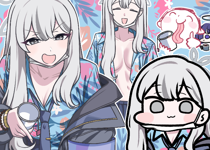 sensei, yuuka, doodle sensei, and konoka (blue archive) drawn by jazz_jack