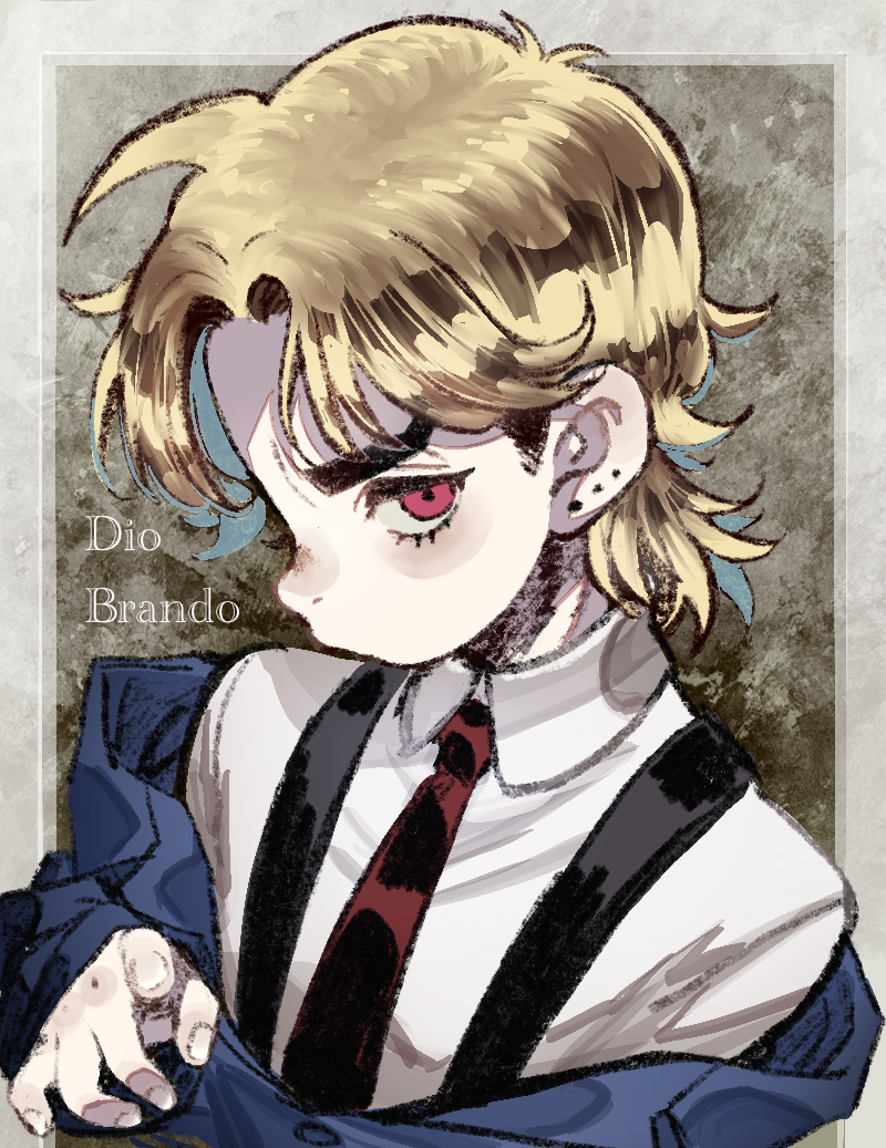 dio brando (jojo no kimyou na bouken and 1 more) drawn by sen_(aypj8447)